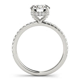 Diamond Engagement Ring With Hidden Halo